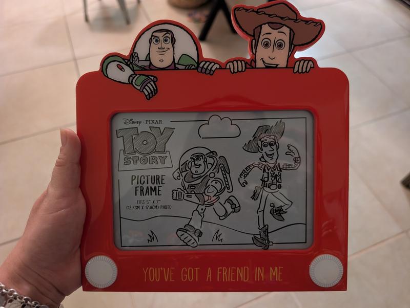 Disney Pixar Toy Story Buzz & Woody Etch-A-Sketch Picture Frame