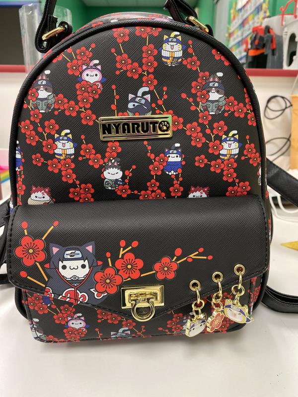 NYARUTO Cherry Blossoms Mini Backpack Nyaruto Group Cherry Blossoms Mini Backpack - BoxLunch  main image 2