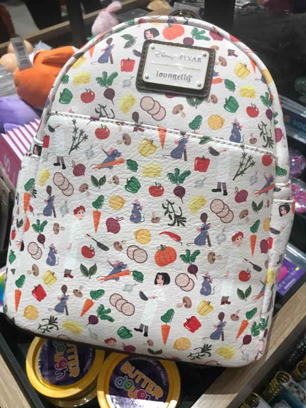 Loungefly Ratatouille AOP Mini Backpack Disney Pixar Vegetables Bag