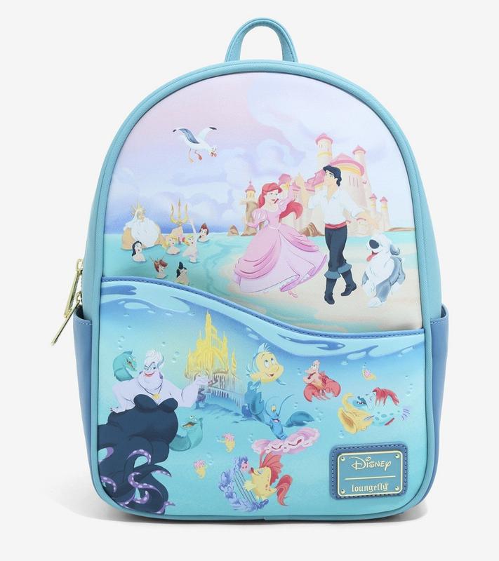 Loungefly Disney The Little Mermaid Castle Mini Backpack - BoxLunch  Exclusive