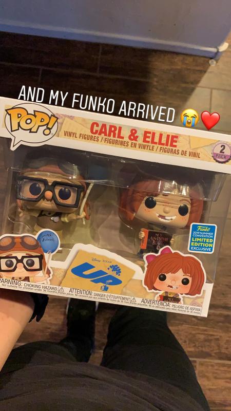 Funko Pop! Disney Up Carl & Ellie (2019 Summer Convention Exclusive)