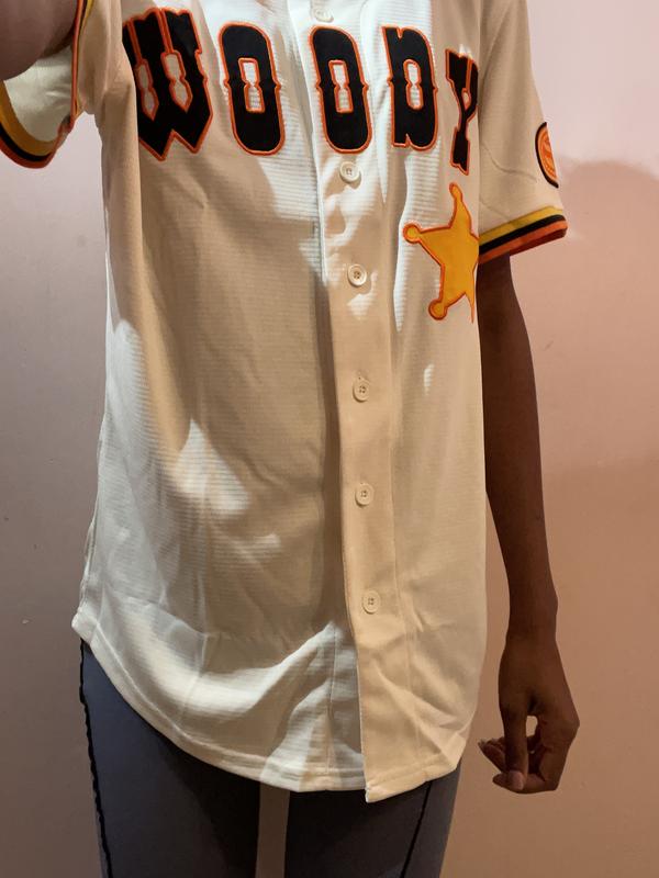 Disney Pixar Toy Story Woody Andy 95 Baseball Jersey Shirt Disney