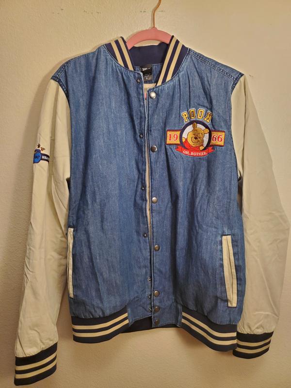 Winnie the pooh deals varsity jean jacket