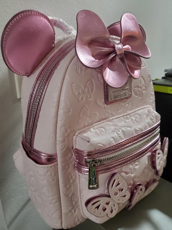 Loungefly Disney Minnie Mouse Pink Butterfly Mini Backpack  display picture 1