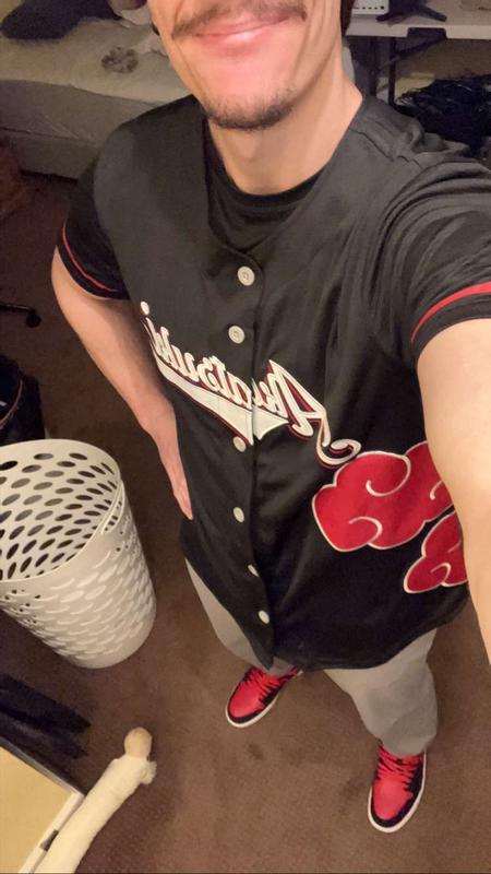 Cleveland Guardians Naruto Akatsuki Baseball Jersey - No Piping - Scesy
