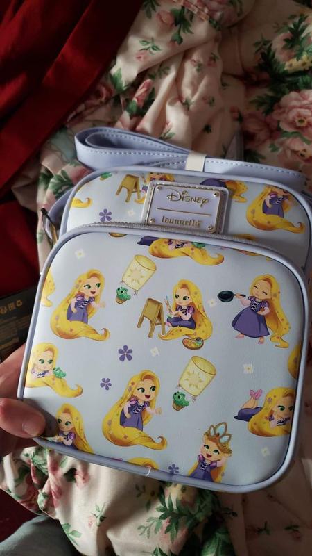 Loungefly Disney Tangled Rapunzel Tiara Crossbody Bag