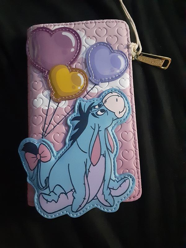 Loungefly Disney Winnie the Pooh Eeyore Heart Balloons Wallet