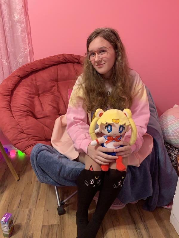 Sailor Moon Princess Serenity Messenger of Love Tie-Dye Crewneck