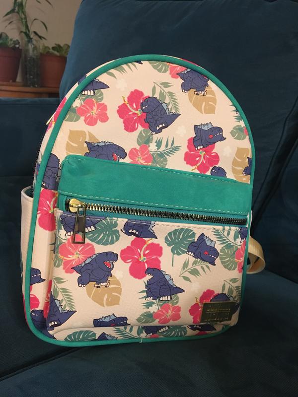 Godzilla Chibi Godzilla Tropical Floral Mini Backpack - BoxLunch