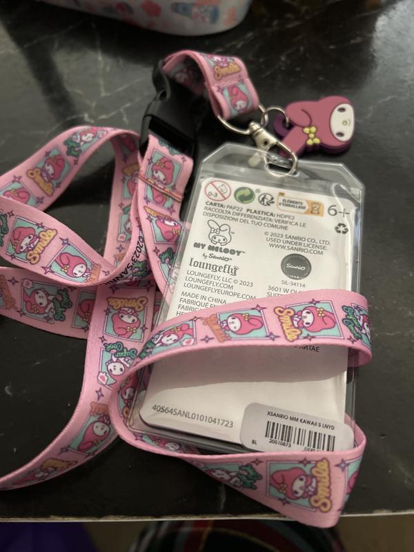 10pcs My Melody Kuromi Cinnamoroll Hello Kitty Lanyard Neck Strap