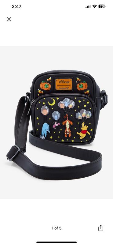 Loungefly Disney Winnie the Pooh Pumpkin Balloon Glow-in-the-Dark
