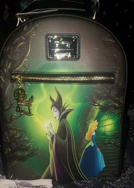 Disney Enchanted 2024 Princess Aurora &Maleficent Mini Backpack Sleeping Beauty Pin