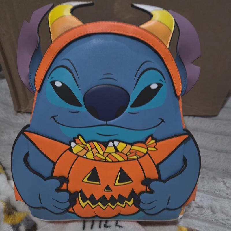 NWT Halloween Jack O discount Lantern Stitch Pumpkin Candycorn Stitch Mini Backpack