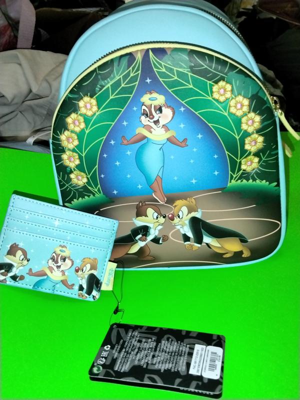 Loungefly store Disney Chip ‘n’ Dale Clarice Tropical Mini Backpack & Cardholder