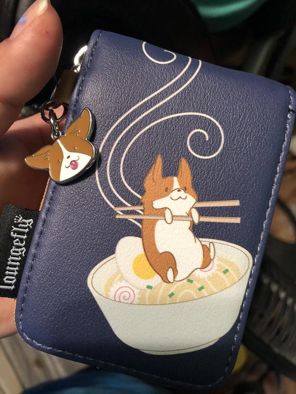 Loungefly Corgi Ramen Food Card Wallet Rare Cardholder