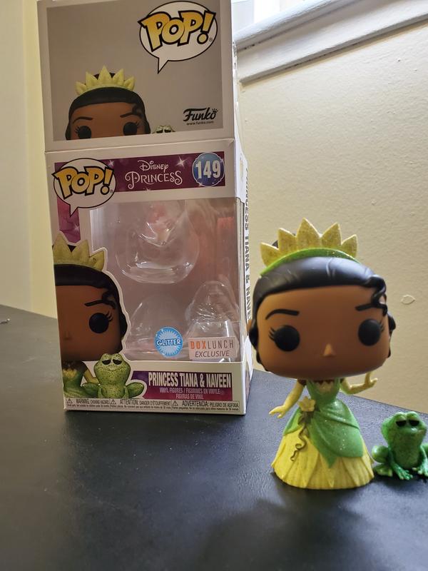 & Exclusive - BoxLunch Vinyl Princess Pop! Glitter Naveen Funko Disney Figures | Princess BoxLunch Tiana