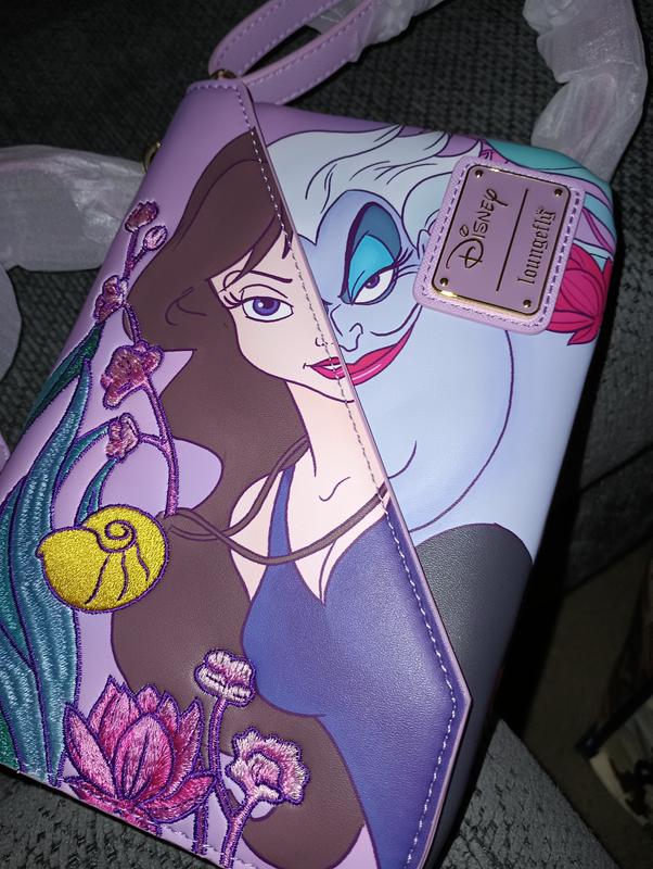 Loungefly Disney The Little Mermaid 30th Anniversary 2 Piece PVC Crossbody  Bag