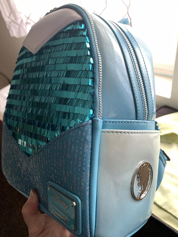 Loungefly Disney Frozen Elsa Dress Sequin Mini Backpack  display picture 3