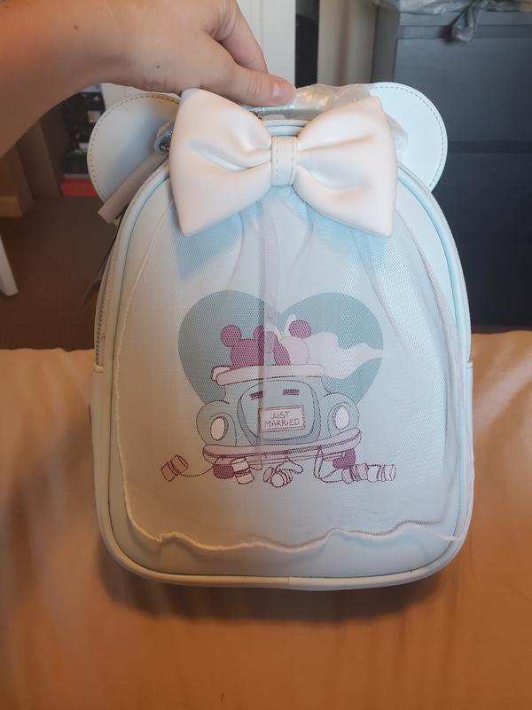 Loungefly Disney Mickey Minnie Wedding Figural Mini Backpack BoxLunch Exclusive BoxLunch