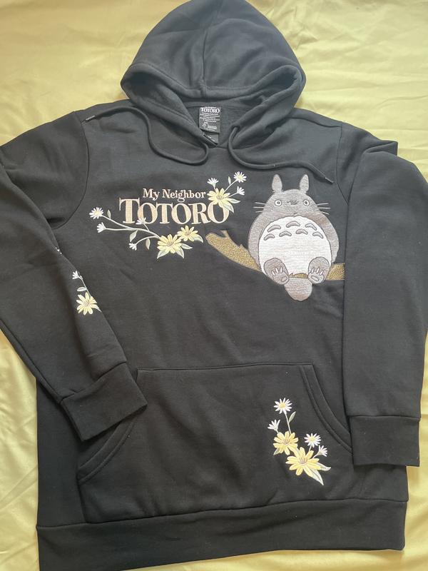 Studio cheapest Ghibli My Neighbor Totoro Floral Logo Hoodie Size MD