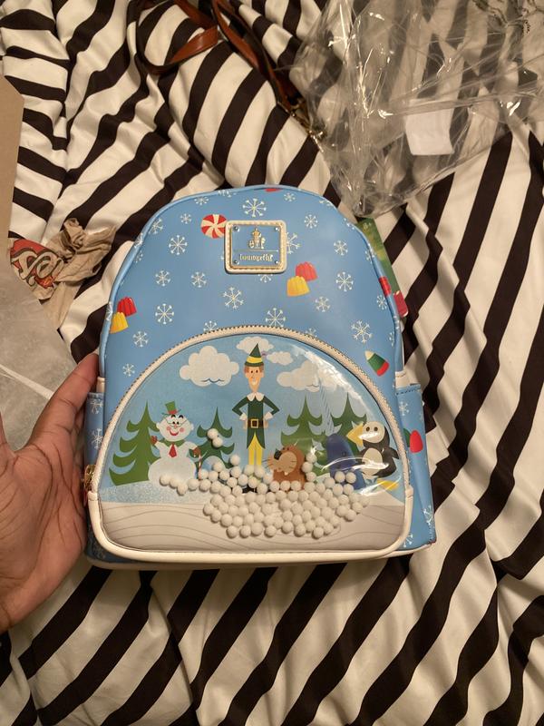 Loungefly elf mini backpack and hotsell wallet snowball fight