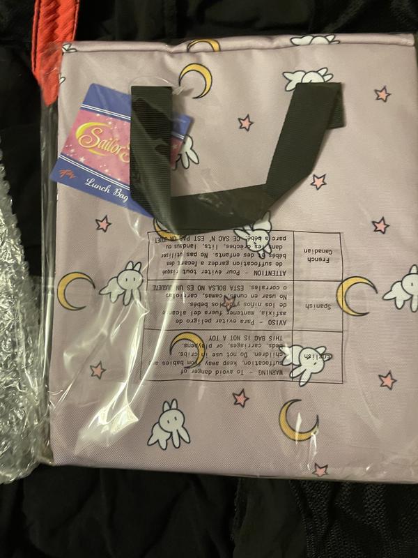 Sailor Moon Crescent Moons & Bunnies Allover Print Lunch Sack