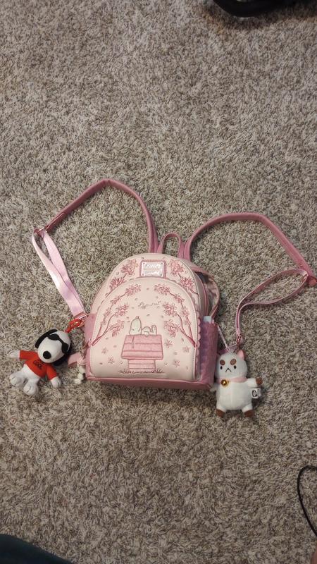 Loungefly Peanuts Cherry Blossom Snoopy Mini Backpack  display picture 1