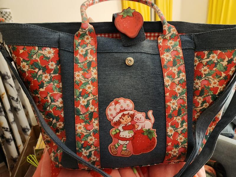 Strawberry Shortcake Denim Strawberries Tote Bag - BoxLunch