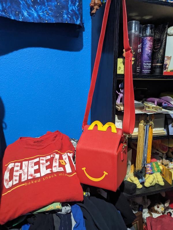 McDonald's Happy Meal Box Crossbody store Bag & Characters Cosmetic Set Bag Box Lunch