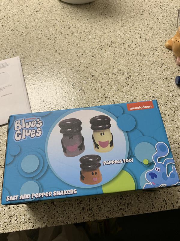 Blue's Clues Mr. Salt Mrs. Pepper Paprika Shaker 3pc Set BoxLunch Exc