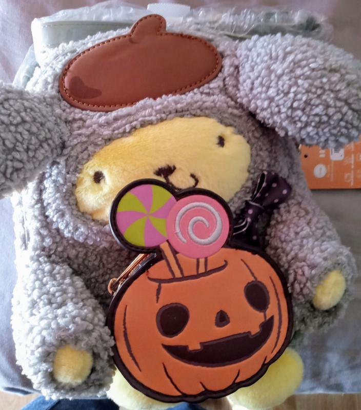 【Sanrio】 ポンポンプリン・ハロウィーン・クロスボディバッグ Sanrio Pompompurin Halloween Plush Pumpkin Crossbody Bag