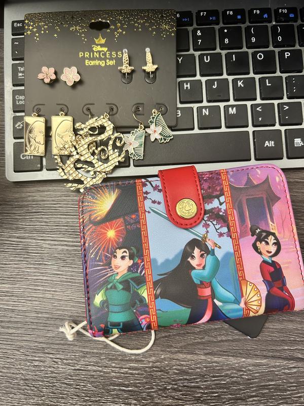 Buckle-Down Disney Mulan Hinge Wallet For Women - Vegan Leather With 2 Billfolds & 4 Card Slots - View #4