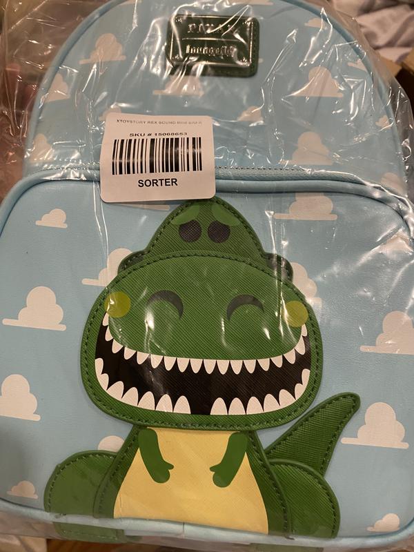 Loungefly Disney top Toy Story Roaring Rex Sound Mini Backpack!