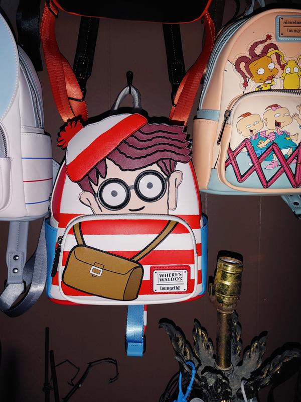 【Lounge Fly】Where’s Waldo Cosplay Mini Backpack Amazon.com: Loungefly Where's Waldo? Cosplay Mini Backpack