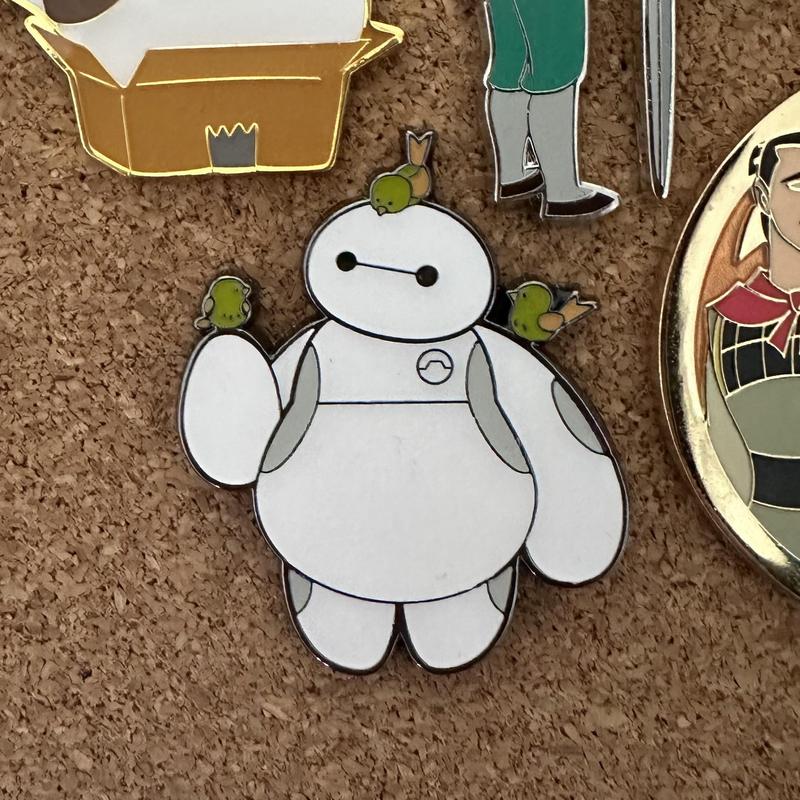 Disney Big Hero 6 Baymax & Mochi Allover Print Lanyard - BoxLunch Exclusive