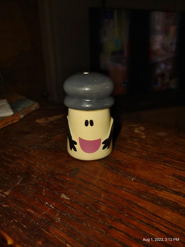 Blue's Clues Mr. Salt Mrs. Pepper Baby Paprika Ceramic Shaker Set - NEW IN  BOX