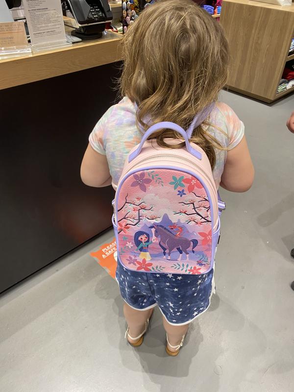 Loungefly Disney Mulan & Friends Canvas-Faced Mini Backpack  display picture 1