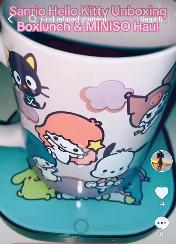 Hello Kitty & Friends Cinnamoroll Mug Warmer with Mug