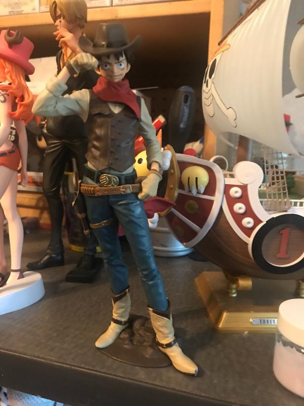 cowboy luffy figure