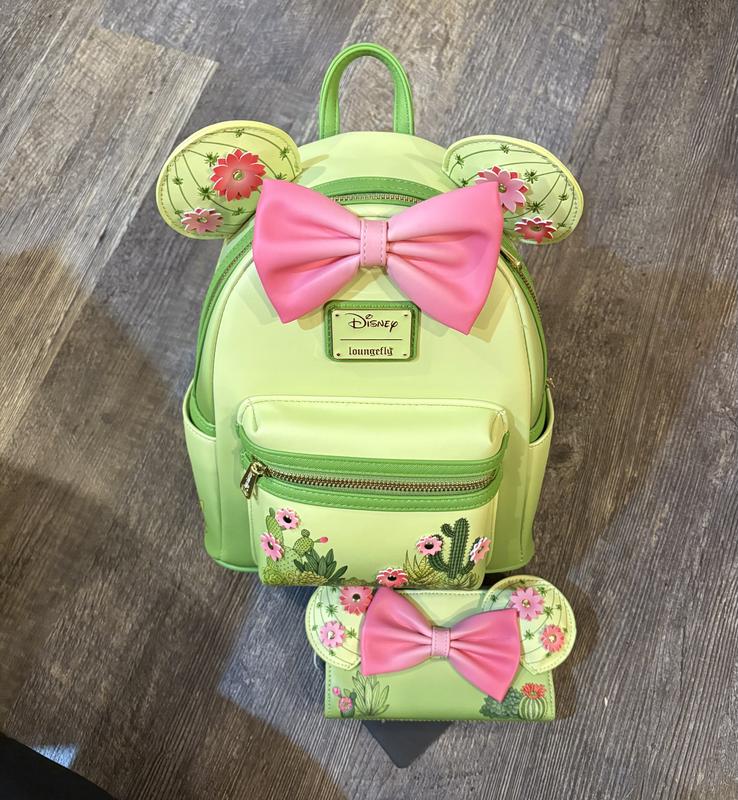 Loungefly Disney Minnie Mouse Cacti Ears Mini Backpack  display picture 2