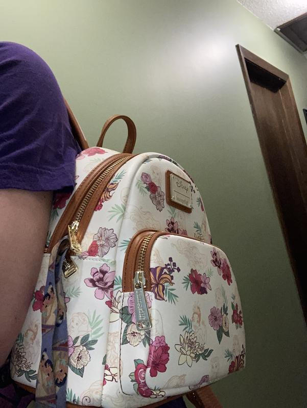 Loungefly Disney Princess Fall Floral Mini Backpack | BoxLunch display picture 2