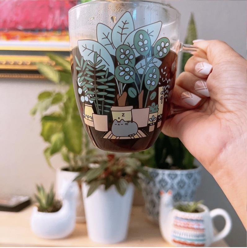 Pusheen Glass buy Botanical Mug