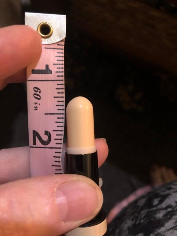 Customer photo for "Amount of product is shockingly small"