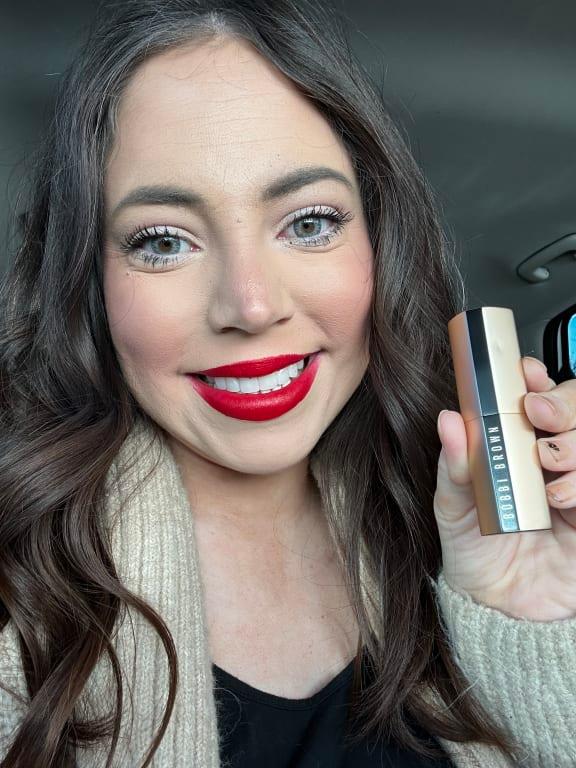 Wearing this beautiful color