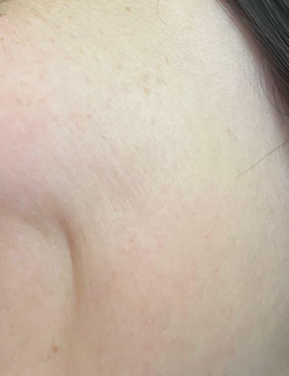 My skin is so smooth!