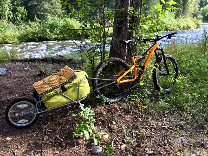 bob yak plus bike trailer