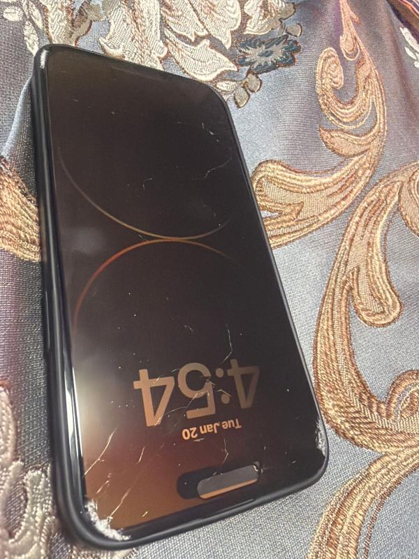 Customer photo for "My screen protector broke"