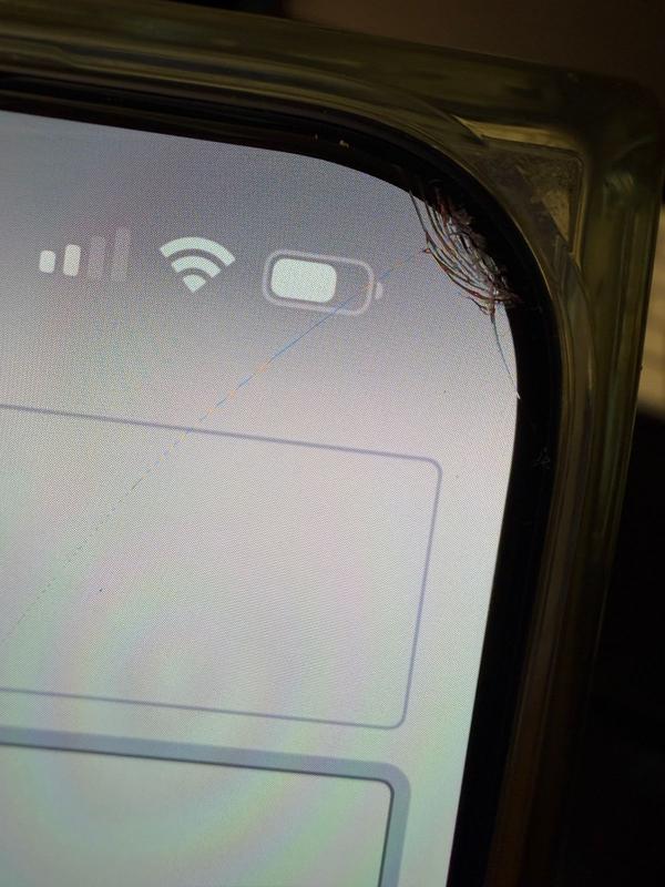 Customer photo for "Replaced new one, cracked immediately"