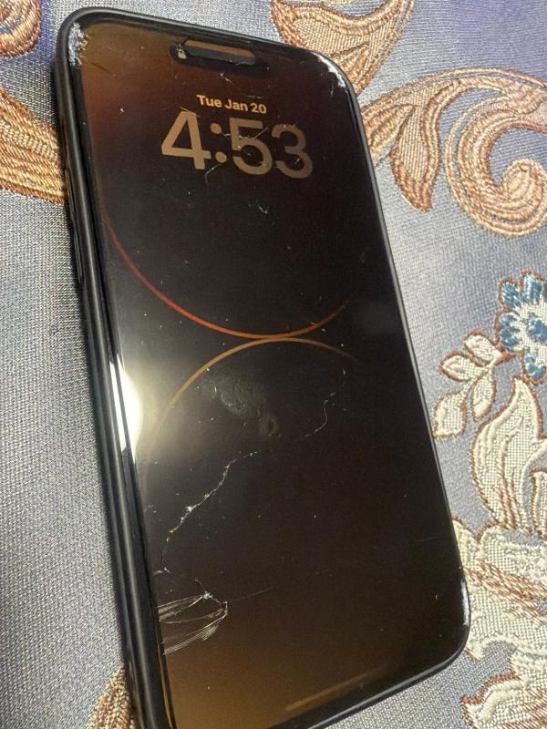 Customer photo for "My screen protector broke"