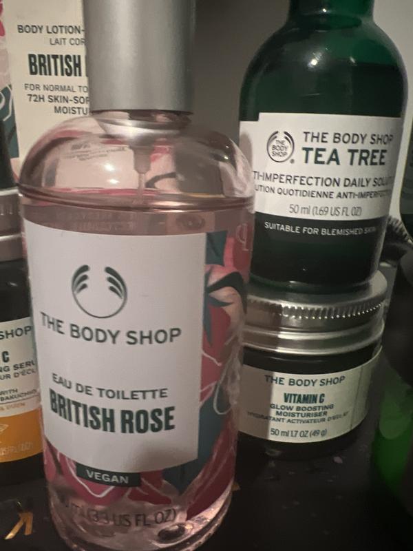 As I like the most British rose products like soap , moisturiser, scrub, lip balm , yogurt etc but the British rose EAu de toilette has disappointing a lot